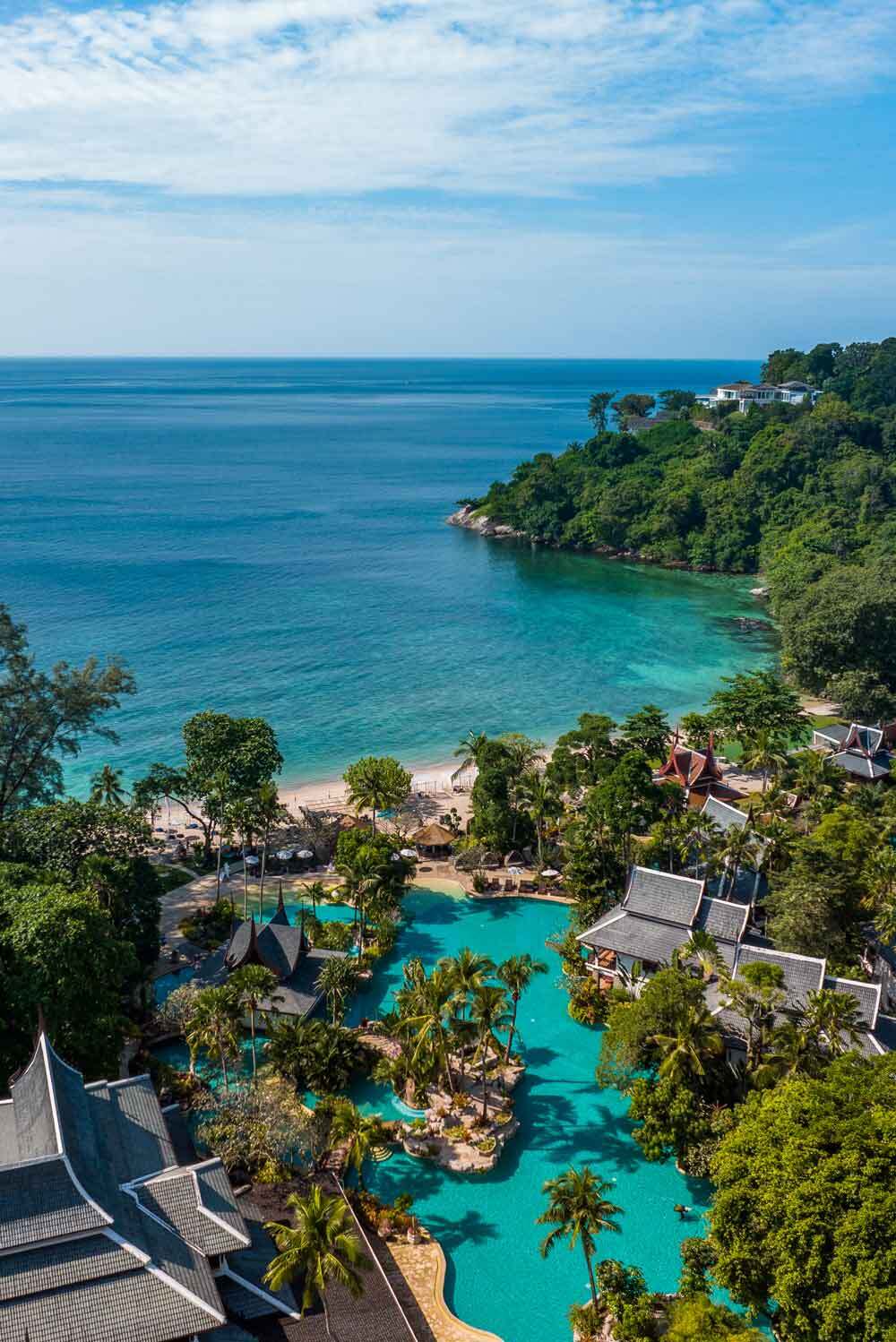 Tropical hillside accommodation at Thavorn Beach Village